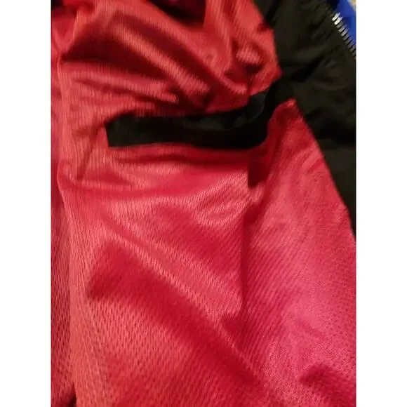 Members Only Men XL Tracksuit Color Block Lined Windbreaker Jacket Hood Vintage - Picture 15 of 16